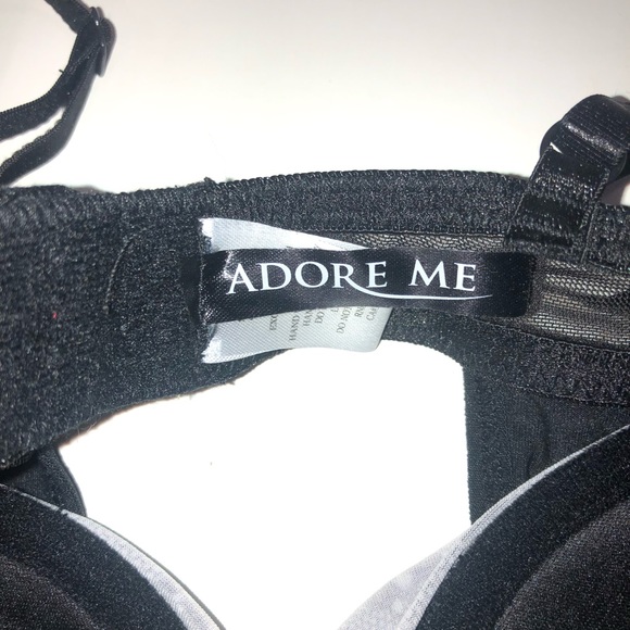 NWOT Adore Me Etelka Women’s Intimate Sleepwear Lingerie Black Lace Size Small - Picture 11 of 14